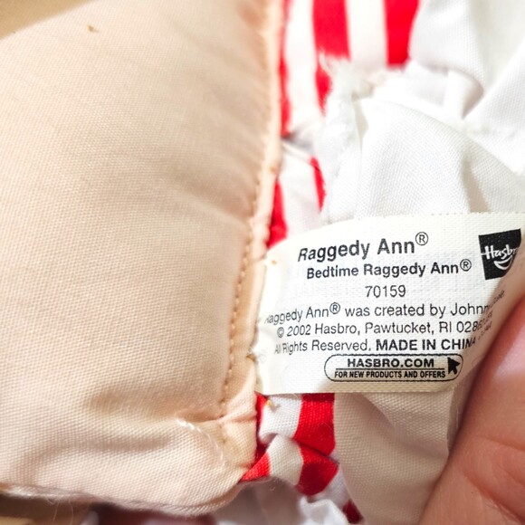 vtg Bedtime Raggedy Anne plush - Picture 3 of 3